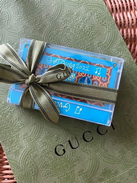 Cassette “tape” gift from Gucci 